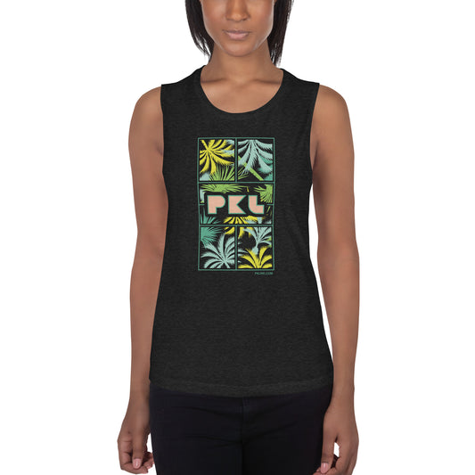 PKLme Womens Lightweight Tank Top Shirt - Court Series