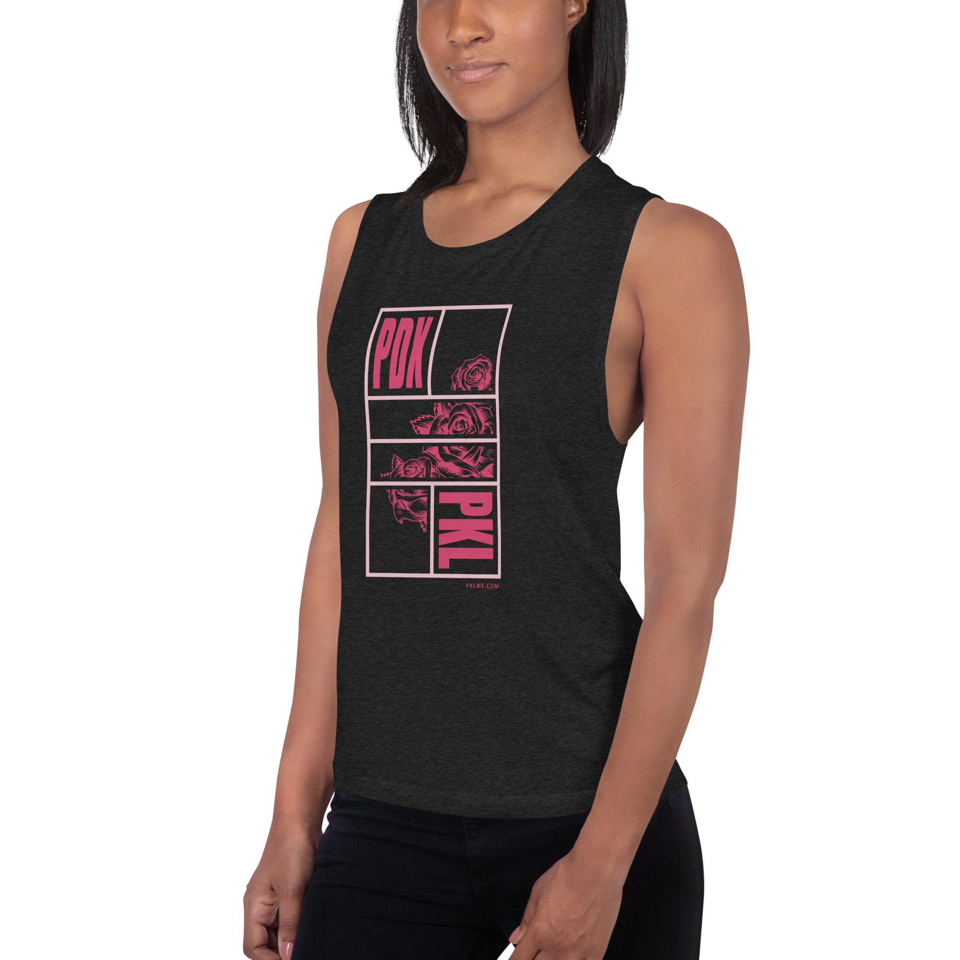 PKLme Womens Lightweight Tank Top Shirt - PNW - Portland