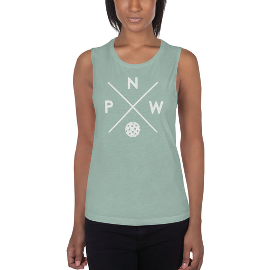 PKLme Womens Lightweight Tank Top Shirt - PNW