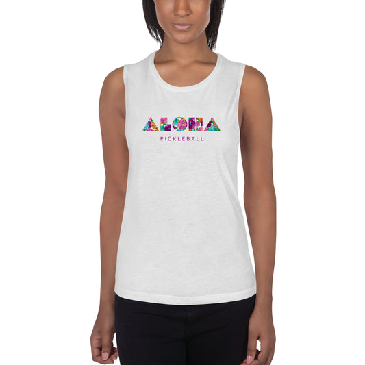 PKLme Womens Lightweight Tank Top Shirt - Aloha